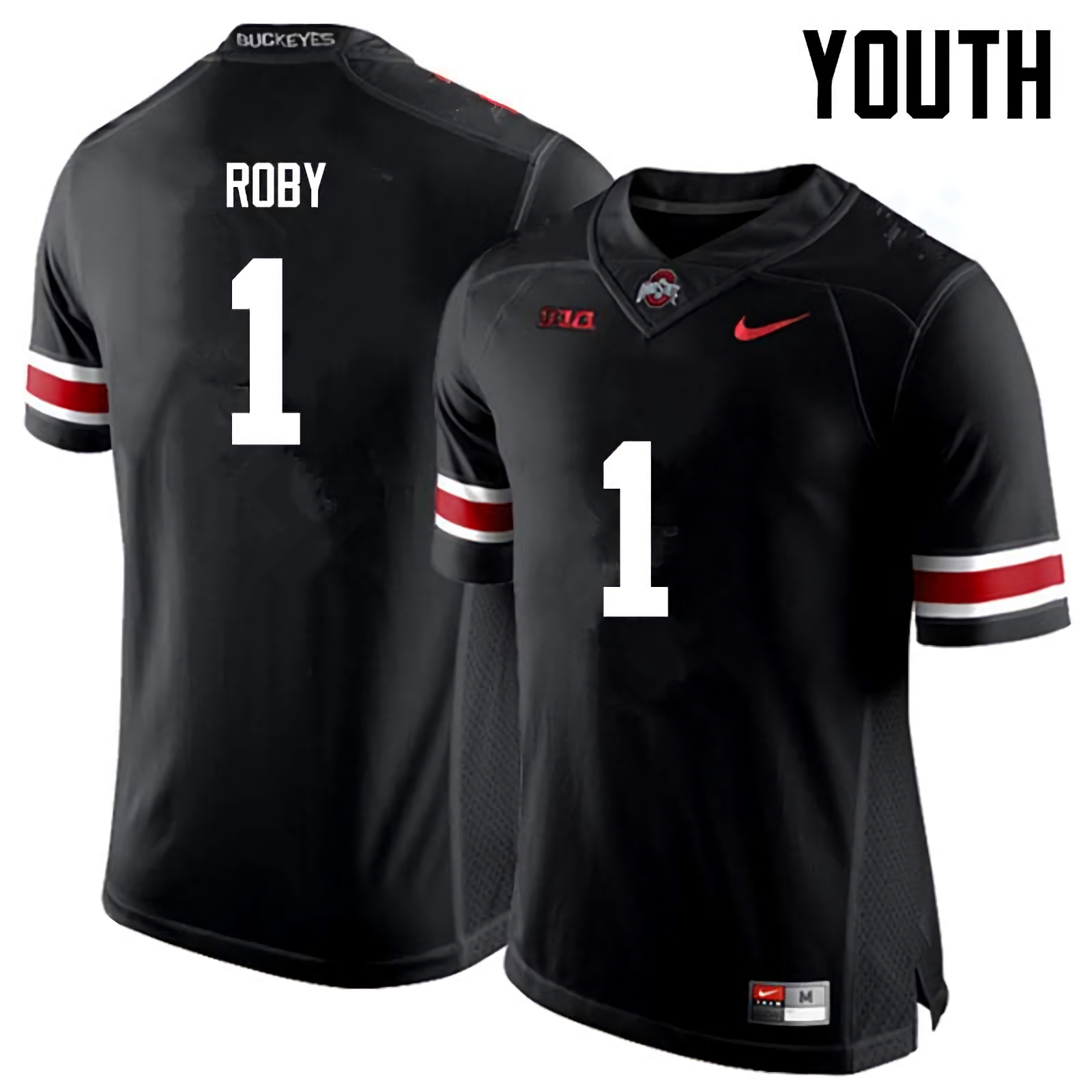 Bradley Roby Ohio State Buckeyes Youth NCAA #1 Nike Black College Stitched Football Jersey PHX7056PI